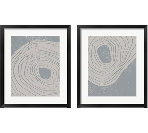 Lithic Loop 2 Piece Framed Art Print Set by Jacob Green