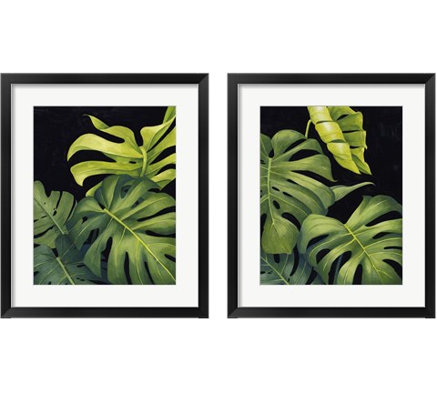 Night Monsteras 2 Piece Framed Art Print Set by Grace Popp