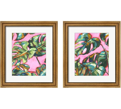 Psychedelic Palms 2 Piece Framed Art Print Set by Jennifer Parker