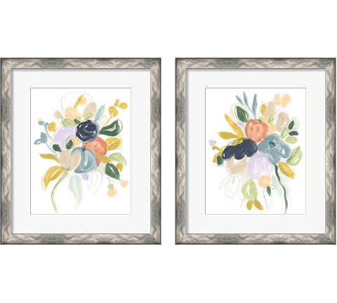 Bijoux Bouquet 2 Piece Framed Art Print Set by June Erica Vess