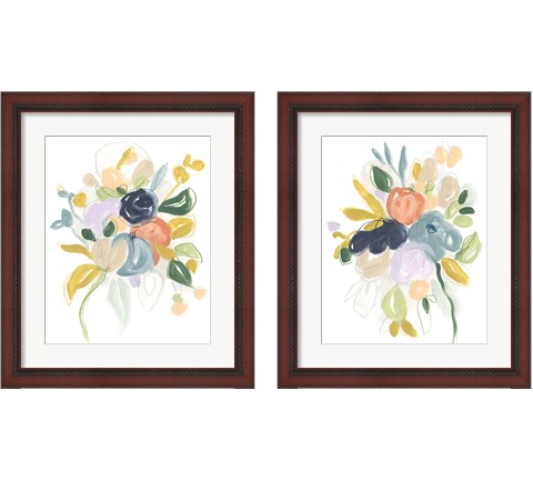 Bijoux Bouquet 2 Piece Framed Art Print Set by June Erica Vess