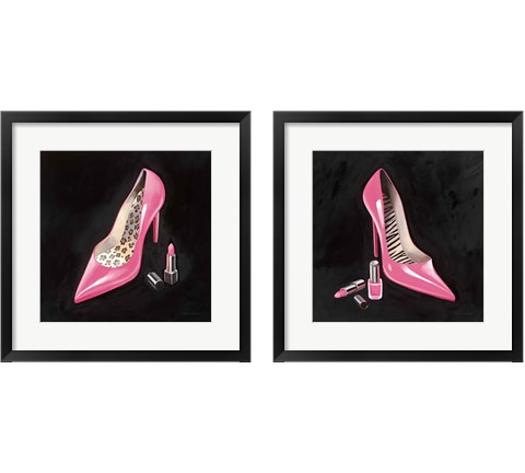 The Pink Shoe 2 Piece Framed Art Print Set by Marco Fabiano