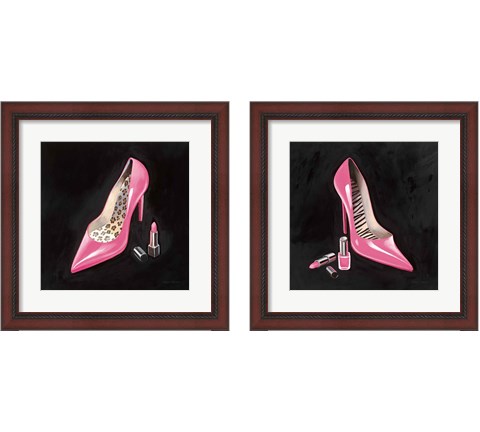 The Pink Shoe 2 Piece Framed Art Print Set by Marco Fabiano