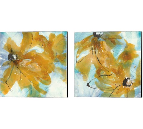 Amber Blue 2 Piece Canvas Print Set by Chris Paschke