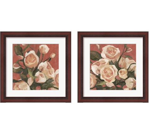 Rose Tangle 2 Piece Framed Art Print Set by Emma Caroline