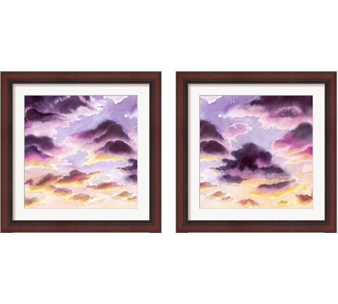 Sunset Haze 2 Piece Framed Art Print Set by Grace Popp