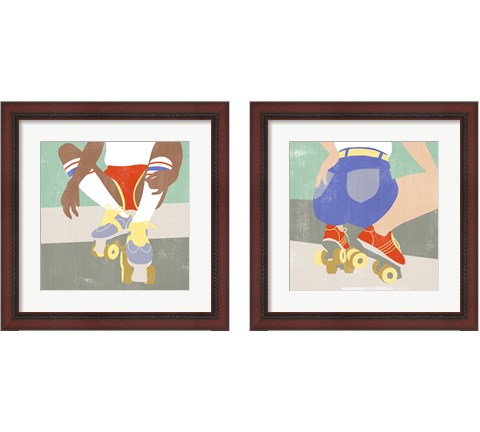 Derby Dames 2 Piece Framed Art Print Set by Grace Popp