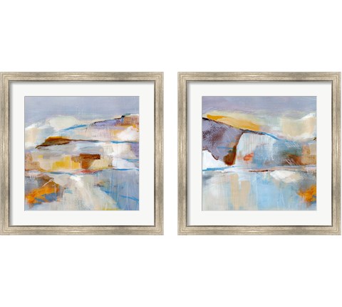 Frosted Peaks 2 Piece Framed Art Print Set by Annie Warren