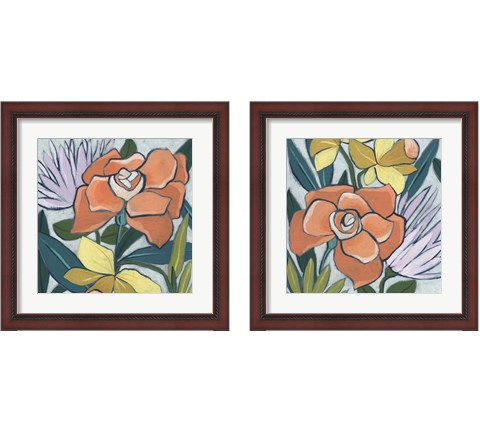 Window Box Garden 2 Piece Framed Art Print Set by June Erica Vess