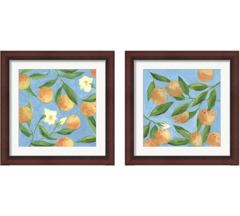 Sweet Tangerine 2 Piece Framed Art Print Set by Melissa Wang