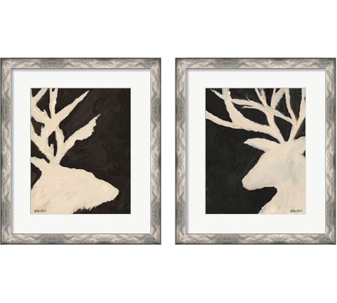 Deer & Elk 2 Piece Framed Art Print Set by Roey Ebert