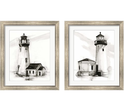 Lighthouse Study 2 Piece Framed Art Print Set by Ethan Harper