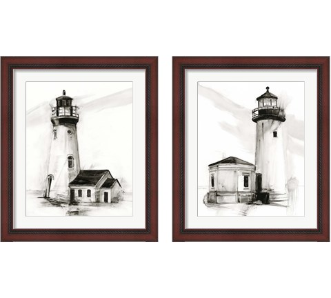 Lighthouse Study 2 Piece Framed Art Print Set by Ethan Harper