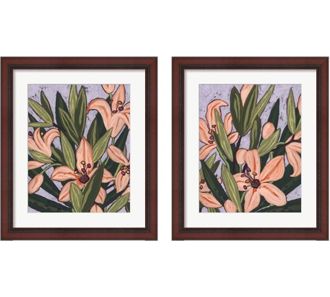 Island Lily 2 Piece Framed Art Print Set by June Erica Vess