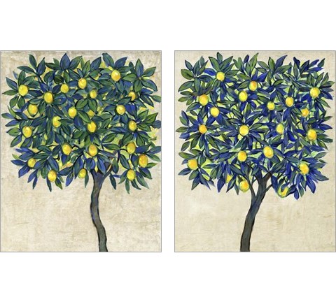 Lemon Tree Composition 2 Piece Art Print Set by Timothy O'Toole