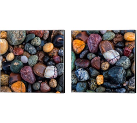 Ocean Rocks 2 Piece Canvas Print Set by Andy Amos