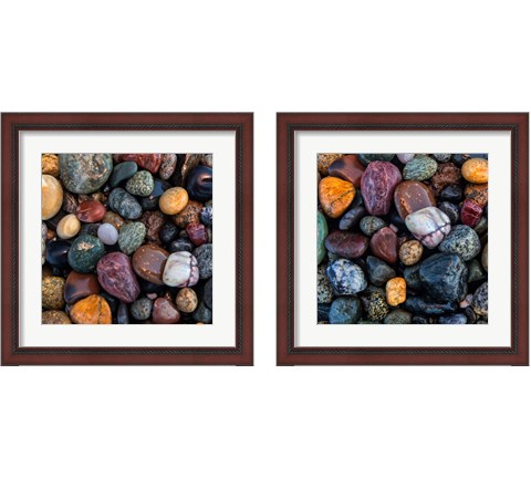 Ocean Rocks 2 Piece Framed Art Print Set by Andy Amos