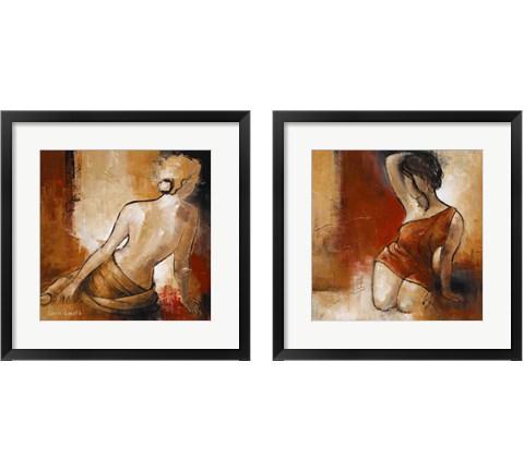 Seated Woman 2 Piece Framed Art Print Set by Lanie Loreth