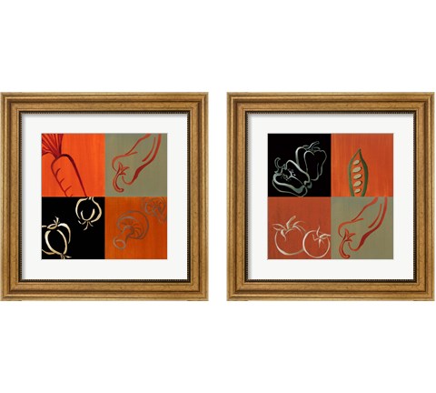 Smorgasbord  2 Piece Framed Art Print Set by Lanie Loreth