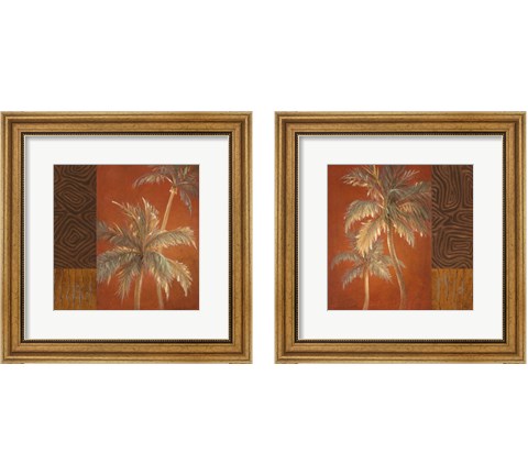 Bon Voyage Square 2 Piece Framed Art Print Set by Lanie Loreth