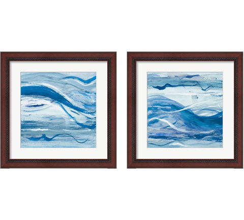 Blue Bossa Nova 2 Piece Framed Art Print Set by Lanie Loreth