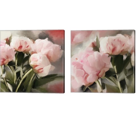 Floral Arrangement 2 Piece Canvas Print Set by Dan Meneely