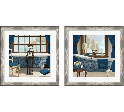 Blue View 2 Piece Framed Art Print Set by Elizabeth Medley