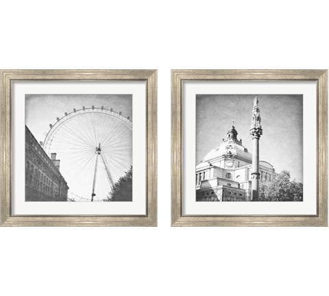 London Sights 2 Piece Framed Art Print Set by Emily Navas