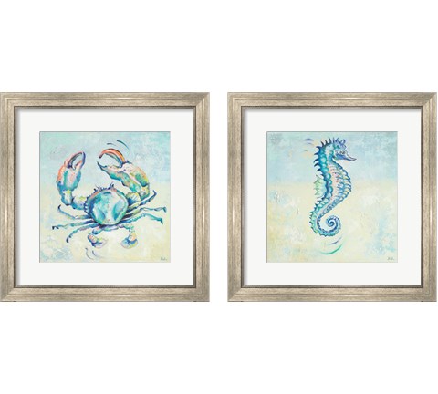 Surf Side 2 Piece Framed Art Print Set by Patricia Pinto