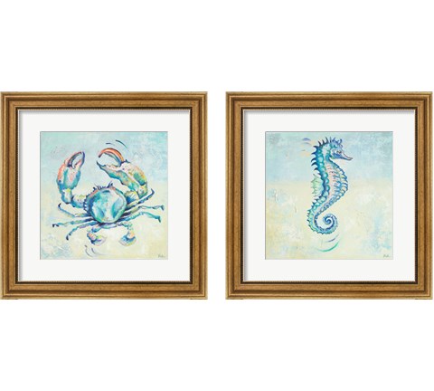 Surf Side 2 Piece Framed Art Print Set by Patricia Pinto