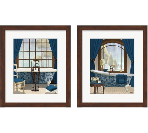 Blue View 2 Piece Framed Art Print Set by Elizabeth Medley