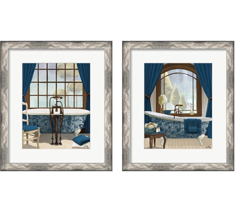 Blue View 2 Piece Framed Art Print Set by Elizabeth Medley