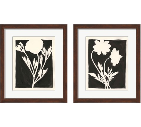 Joyful Spring Black 2 Piece Framed Art Print Set by Moira Hershey