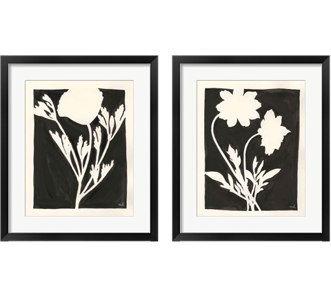 Joyful Spring Black 2 Piece Framed Art Print Set by Moira Hershey