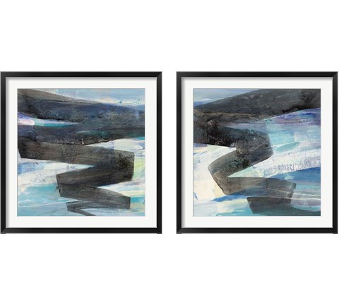 Zag 2 Piece Framed Art Print Set by Albena Hristova