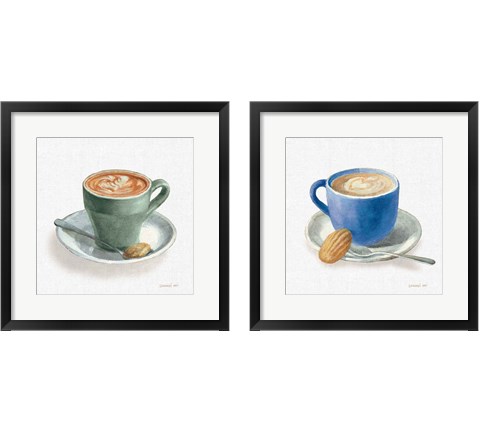 Wake Up Coffee 2 Piece Framed Art Print Set by Danhui Nai