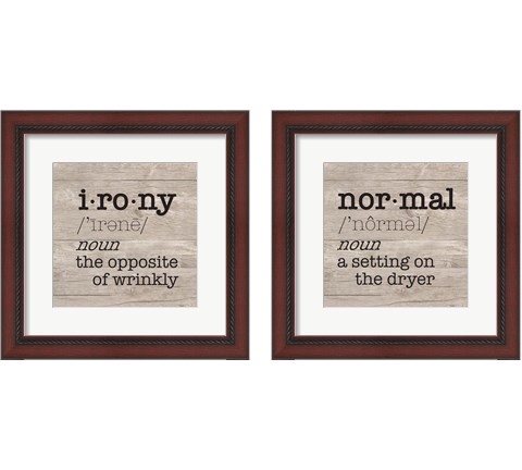 Laundry Room Humor 2 Piece Framed Art Print Set by Tara Reed