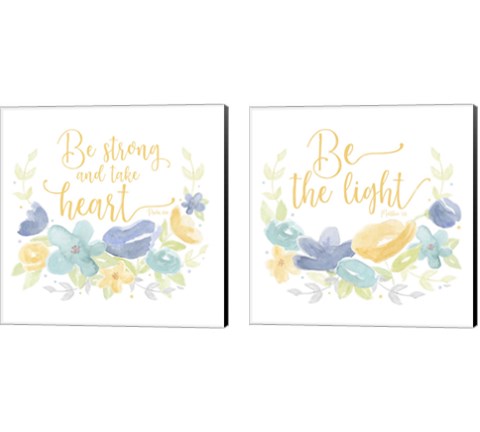 Kellys Garden 2 Piece Canvas Print Set by Tara Reed