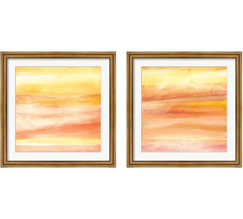 Golden Sands 2 Piece Framed Art Print Set by Chris Paschke