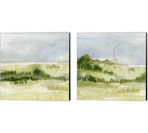 Tempered Horizon 2 Piece Canvas Print Set by Emma Caroline