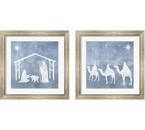 Star of Bethlehem 2 Piece Framed Art Print Set by Grace Popp