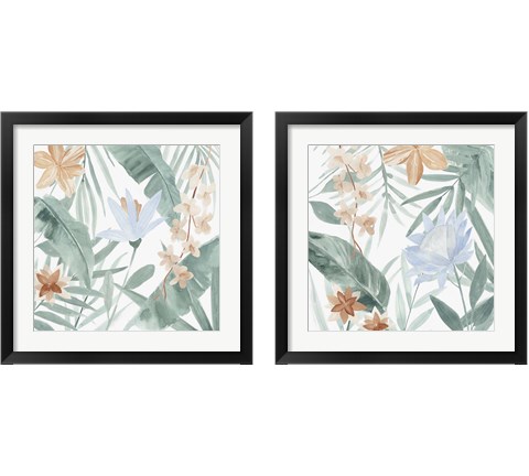 Tropical Welcome 2 Piece Framed Art Print Set by Annie Warren