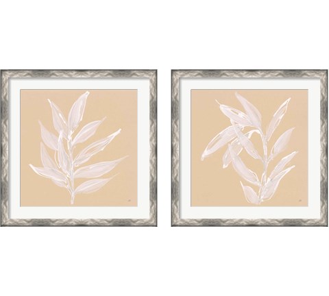 Leaf Study 2 Piece Framed Art Print Set by Chris Paschke