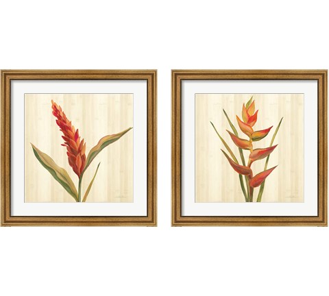 Tropical Garden 2 Piece Framed Art Print Set by Silvia Vassileva