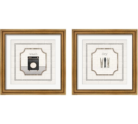 Laundry 2 Piece Framed Art Print Set by Jennifer Pugh