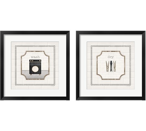 Laundry 2 Piece Framed Art Print Set by Jennifer Pugh