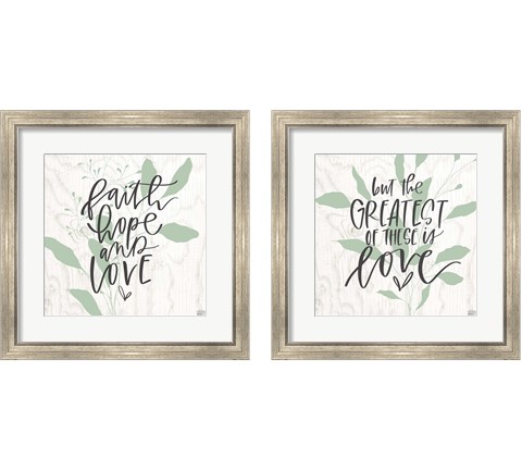 "Faith, Hope, Love 2 Piece Set" by Valerie Wieners