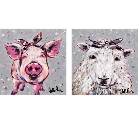 Farm Pop 2 Piece Art Print Set by Jodi Augustine