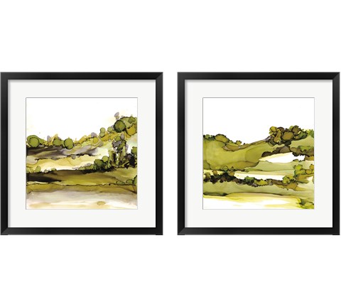 Greenscape  2 Piece Framed Art Print Set by Chris Paschke