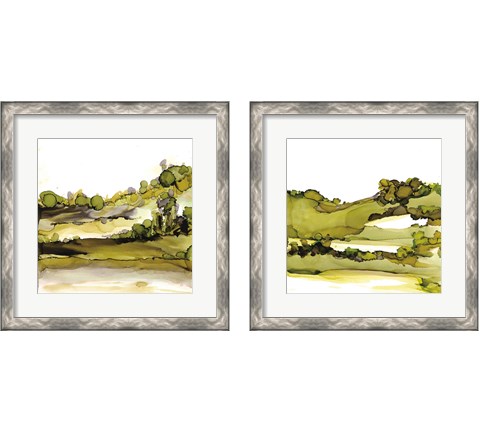 Greenscape  2 Piece Framed Art Print Set by Chris Paschke